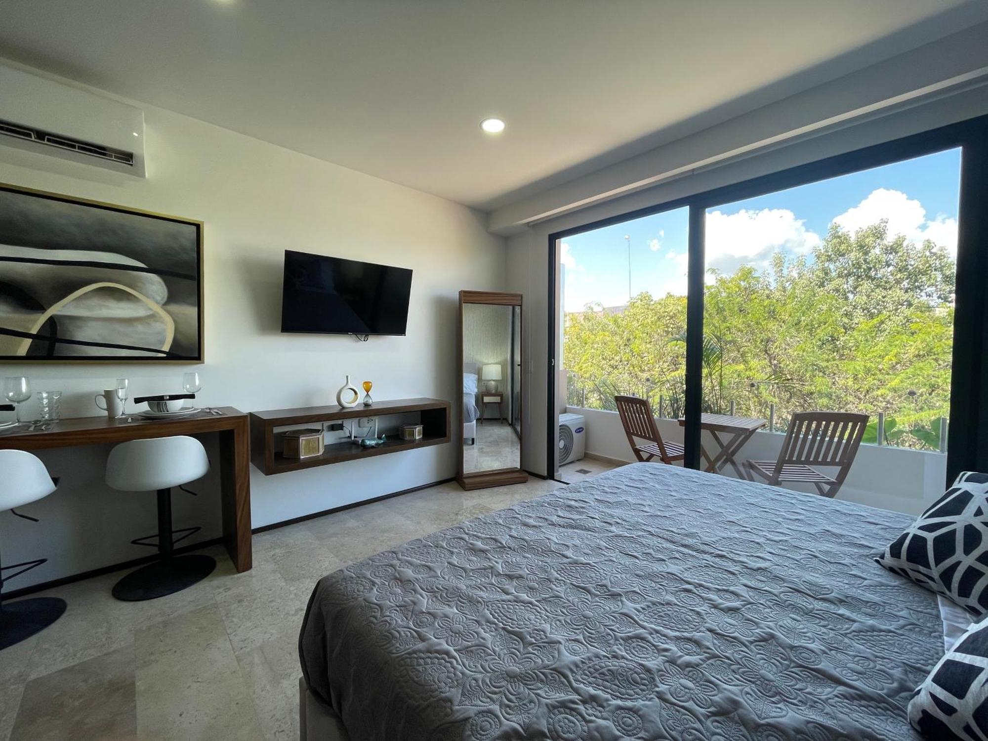 Luxurious Studio In Menesse Tulum Pool Gym Cinema By Yeah 客房 照片